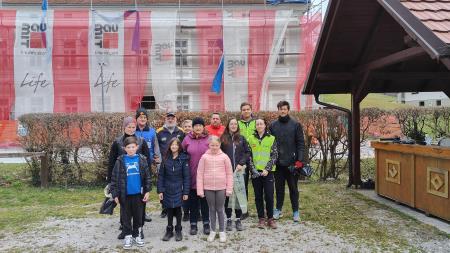 Udeleženci čistilne akcije v Lembergu